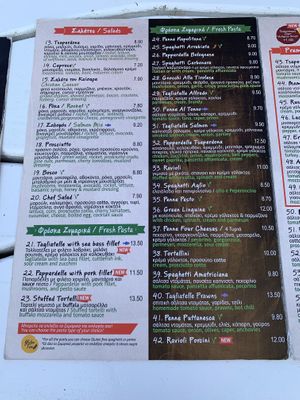   at Tsaperdona Pizza Pasta in Rhodes