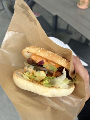   at Vegan Pop Up Café in Bergen