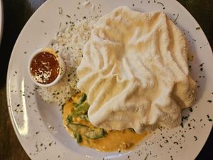 Curry at The White Hart Inn in Brecon