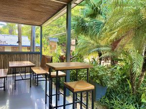 Showing cleanliness here  at Cafe Social in Puntarenas