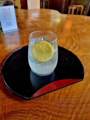 Lemonade at Rokaku Tea House - Hexagon Cafe  in Miyajima