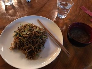 Soba   at Rokaku Tea House - Hexagon Cafe  in Miyajima