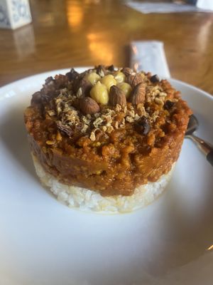 Vegan curry  at Rokaku Tea House - Hexagon Cafe  in Miyajima