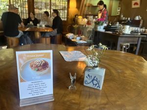Inside  at Rokaku Tea House - Hexagon Cafe  in Miyajima