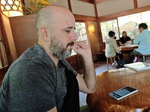  at Rokaku Tea House - Hexagon Cafe  in Miyajima