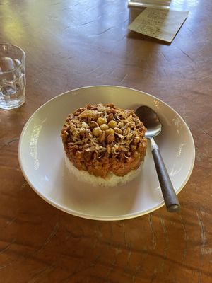 Curry  at Rokaku Tea House - Hexagon Cafe  in Miyajima