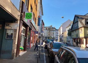 outside at Beetroot in Frankfurt