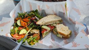 Hummus avo at The Farmer's Daughters in Bozeman