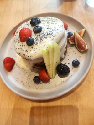 AMAZING pancakes! at Morgentau. in Barcelona