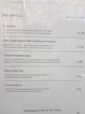 Menú part 2 at Morgentau. in Barcelona