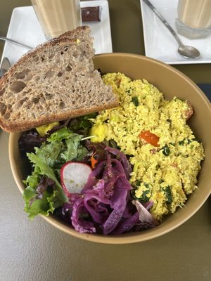 Tofu Scrumble  at Morgentau. in Barcelona