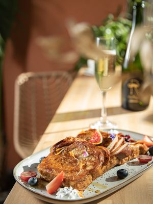 French Toast at Morgentau. in Barcelona