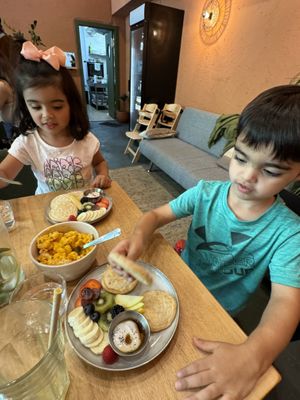 Kids menu  at Morgentau. in Barcelona