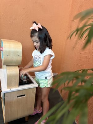 Children’s play area  at Morgentau. in Barcelona