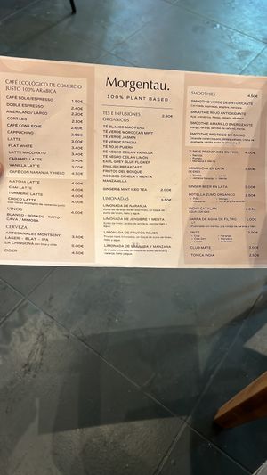   at Morgentau. in Barcelona