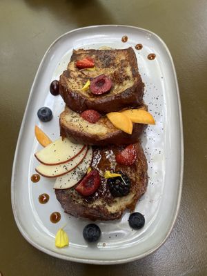 French toast  at Morgentau. in Barcelona