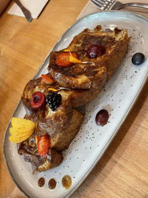 French toast  at Morgentau. in Barcelona