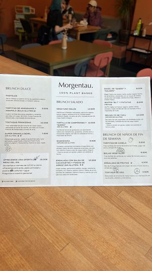 La carta  at Morgentau. in Barcelona