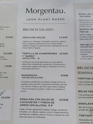Savoury options #Veganuary at Morgentau. in Barcelona