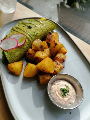 Kim chi mayo #Veganuary at Morgentau. in Barcelona