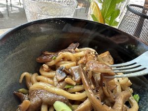 Amazing mushrooms  at Morgentau. in Barcelona