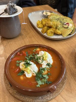 Shakshouka  at Morgentau. in Barcelona