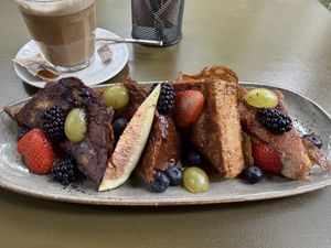 French Toast  at Morgentau. in Barcelona