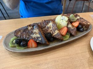 French toast  at Morgentau. in Barcelona