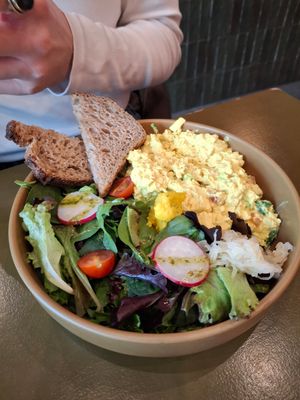 Scrambled tofu at Morgentau. in Barcelona