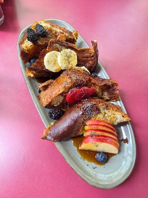 French toast at Morgentau. in Barcelona