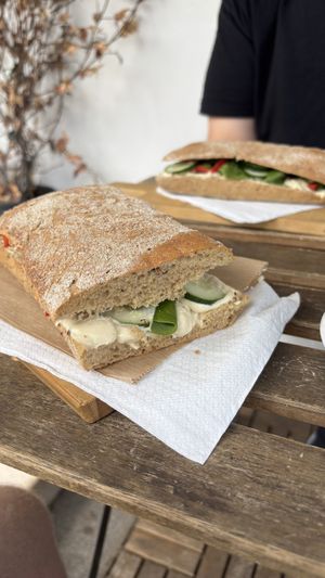 Hummus Sandwich  at Vitamince in Podgorica