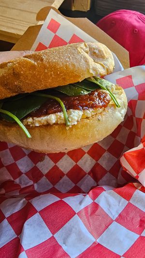 Pressed brie at Garden Party in Rockledge