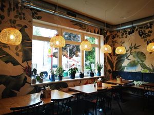 inside sitting at Cocolo Ramen Bar in St Polten