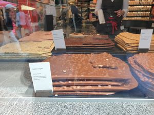 Mylk cashew chocolate at Laderach  in Luzern