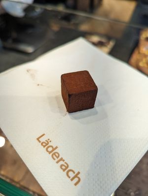 Vegan at Laderach  in Luzern