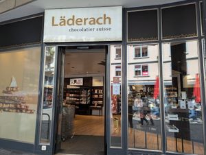 Outside at Laderach  in Luzern