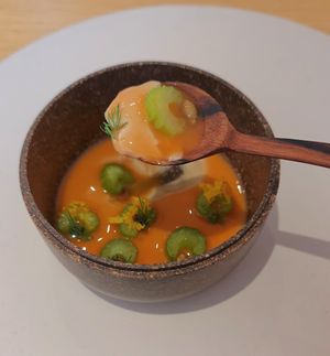 Pumpkin seed - close-up #Veganuary at Legume Seoul in Seoul