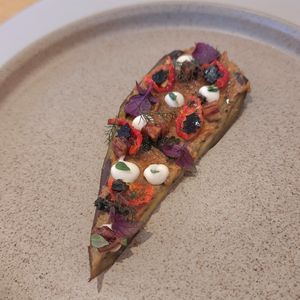 Eggplant - close-up #Veganuary at Legume Seoul in Seoul