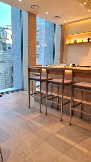 Seating at the bar #Veganuary at Legume Seoul in Seoul