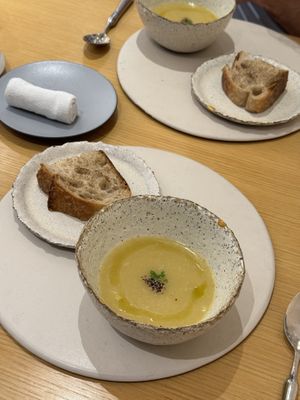 Potato soupp  at Legume Seoul in Seoul