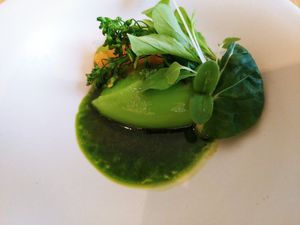 Pea Tofu at Legume Seoul in Seoul