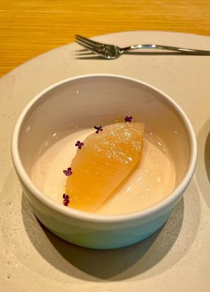 Braised fruit  at Legume Seoul in Seoul