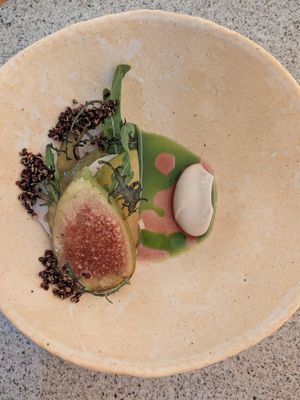 figg dish  at Legume Seoul in Seoul