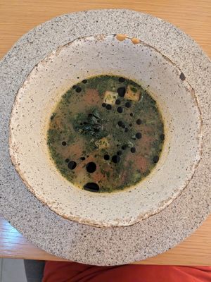 tomato soup  at Legume Seoul in Seoul