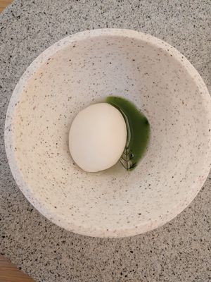 lemon sorbet  at Legume Seoul in Seoul