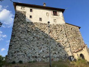 Castle from the bottom   at Gasthaus Schlosshalde in Winterthur