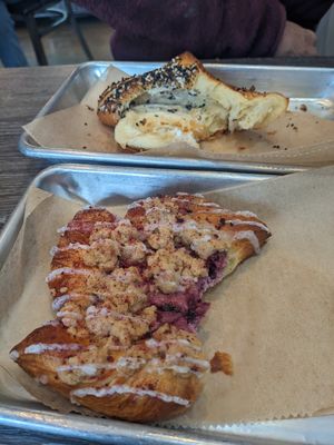 Two more new vegan pastries! (Half eaten, sorry) at Baked Bar LA in Culver City