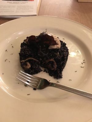 truffle rice at Cafe Ukrop in St Petersburg
