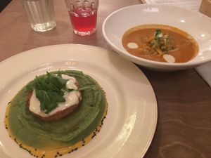 tofu steak at Cafe Ukrop in St Petersburg