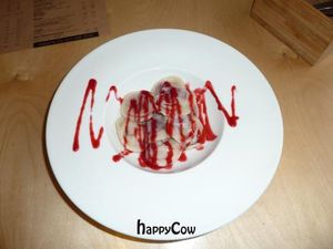 Raspberry-Cherry Dumplings at Cafe Ukrop in St Petersburg